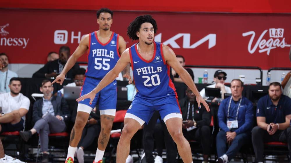 76ers' McCain taken to hospital for evaluation after fall 3 | ASL