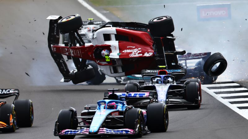 Carlos Sainz secures first F1 victory in British Grand Prix after Zhou Guanyu survives dramatic crash 7 | ASL