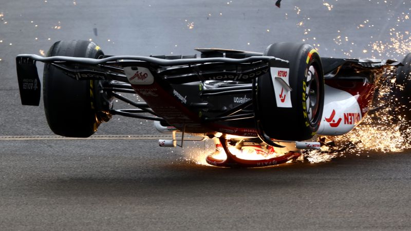 Zhou Guanyu: Formula One driver says halo device 'saved me' during high-speed crash 7 | ASL