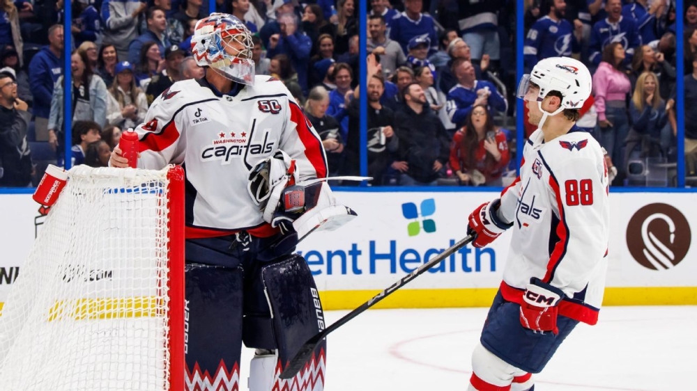 Capitals 'laugh off' Charlie Lindgren's own goal, rally past Lightning 1 | ASL