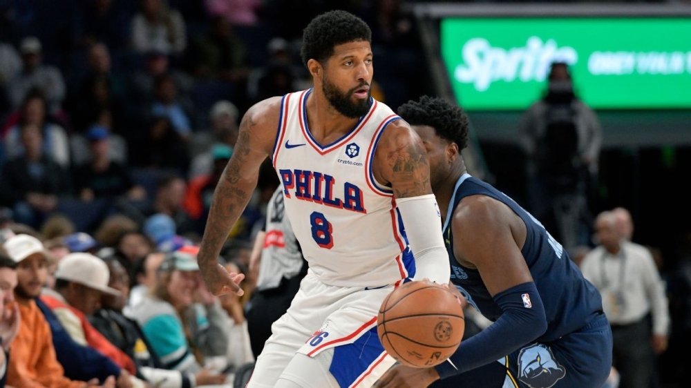 Paul George injures knee in latest setback for Sixers' Big 3 1 | ASL