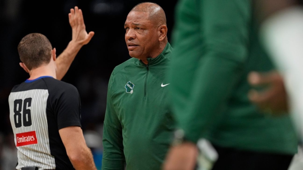 Bucks' Rivers reacts to fine for ripping blown late call -- 'Tough spot' 1 | ASL