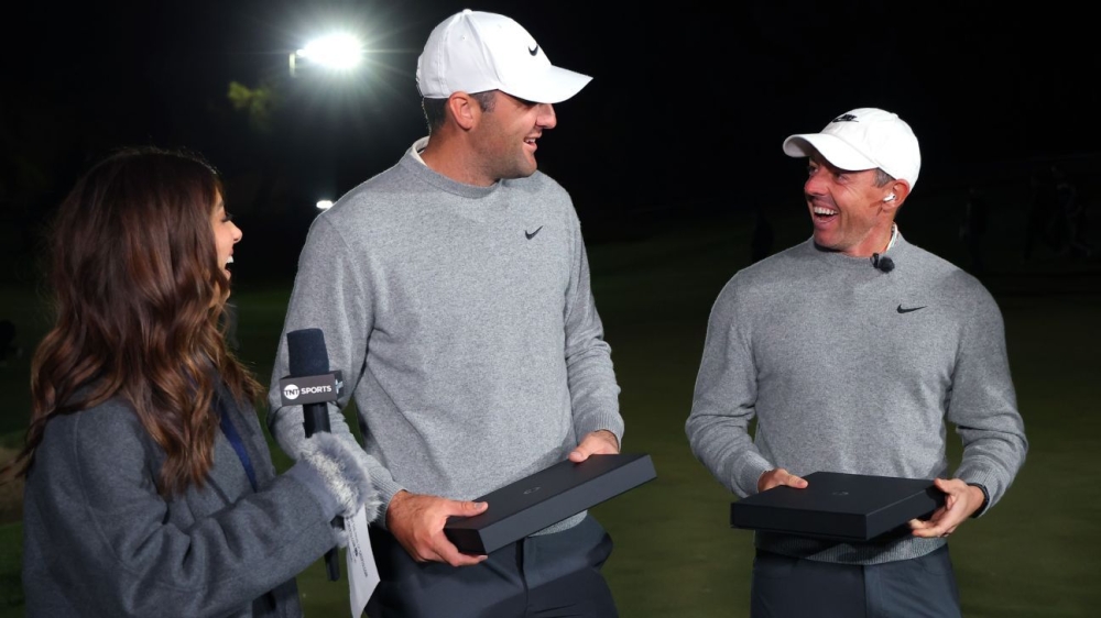 Scheffler, McIlroy win PGA-LIV match over Koepka, DeChambeau 1 | ASL