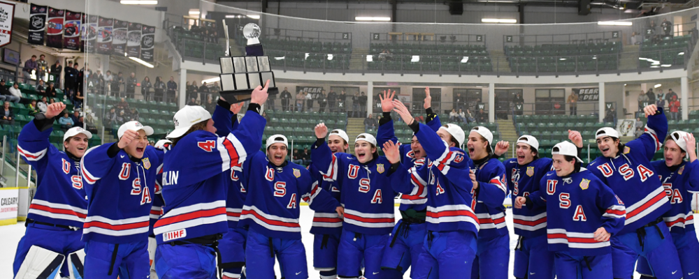 U.S. Junior Select Team Wins 2024 World Junior A Challenge Title With 7-4 Victory Over Sweden 1 | ASL