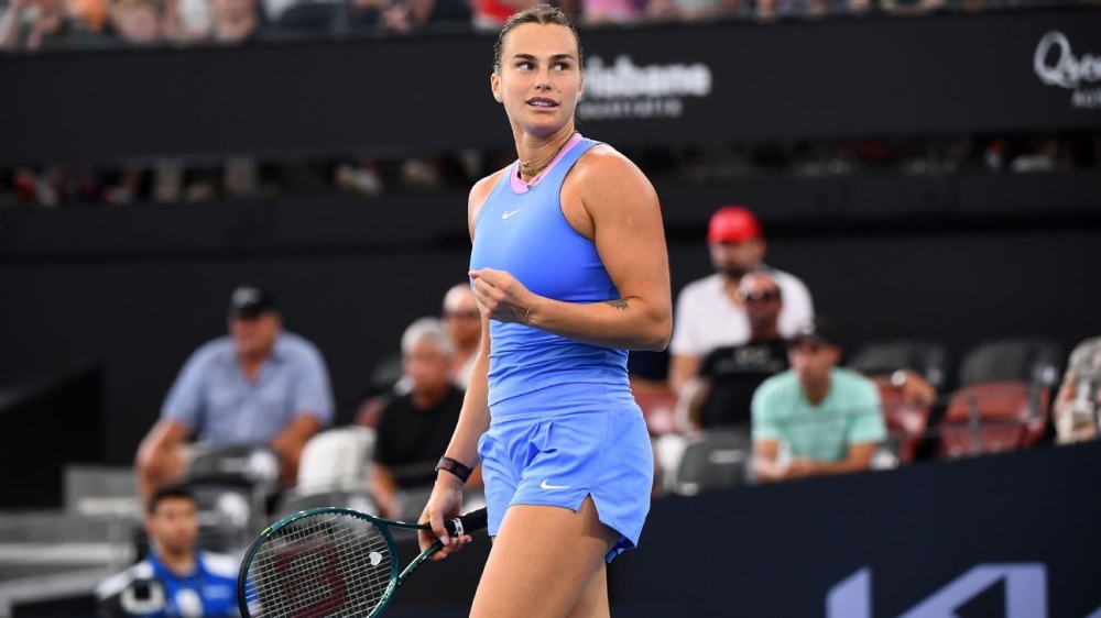 Aryna Sabalenka wins opening singles match in Brisbane 1 | ASL