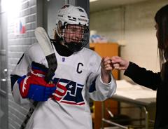 Team USA Advances To U18 WWC Semifinals, Topping Slovakia, 9-1 15 | ASL