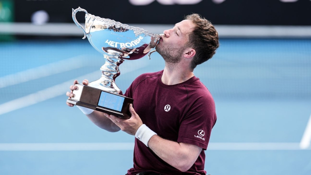 Australian Open: Alfie Hewett wins 10th wheelchair Grand Slam title 1 | ASL