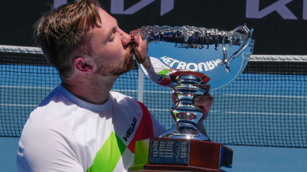 Sam Schroder repeats as Australian Open quad wheelchair champ 1 | ASL