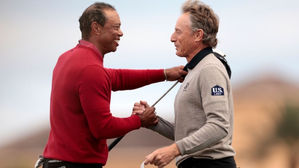 Bernhard Langer hopeful Tiger Woods plays Champions events 1 | ASL