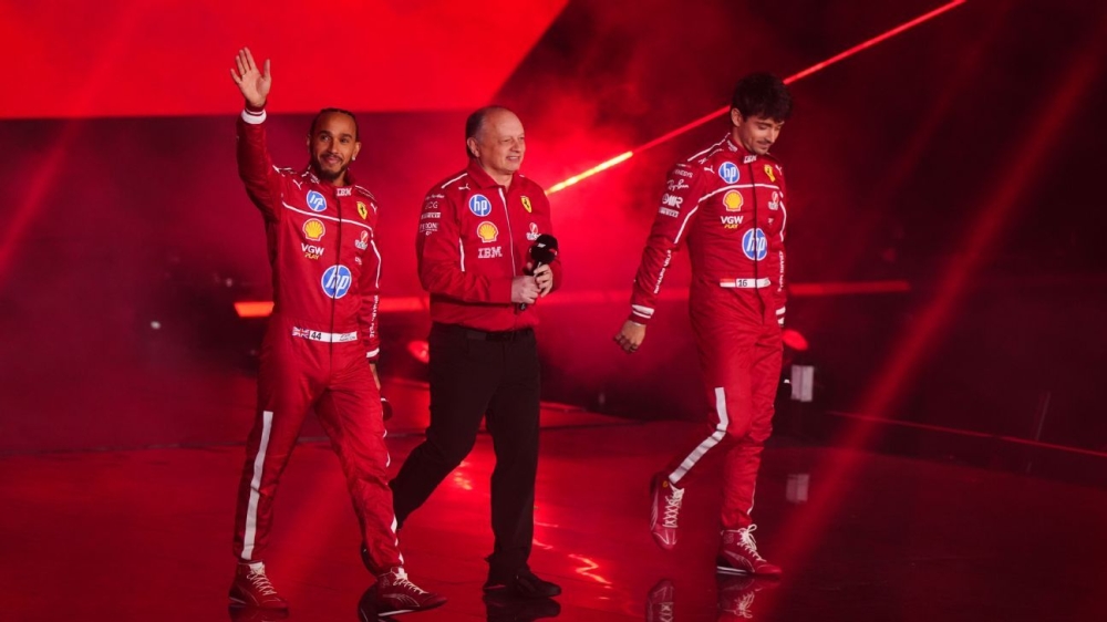 Ferrari's Vasseur encourages 'postive' Lewis Hamilton, Charles Leclerc rivalry 1 | ASL