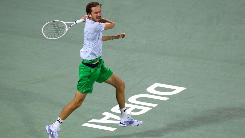 Daniil Medvedev reaches quarterfinals of Dubai Championships 1 | ASL