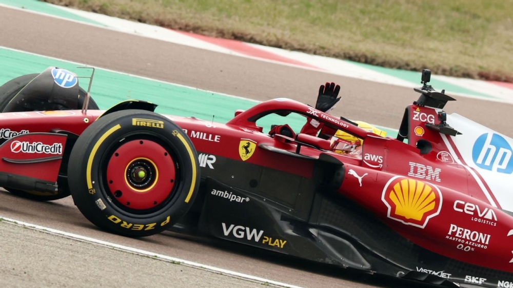 Lewis Hamilton completes first laps in Ferrari's new 2025 F1 car 1 | ASL