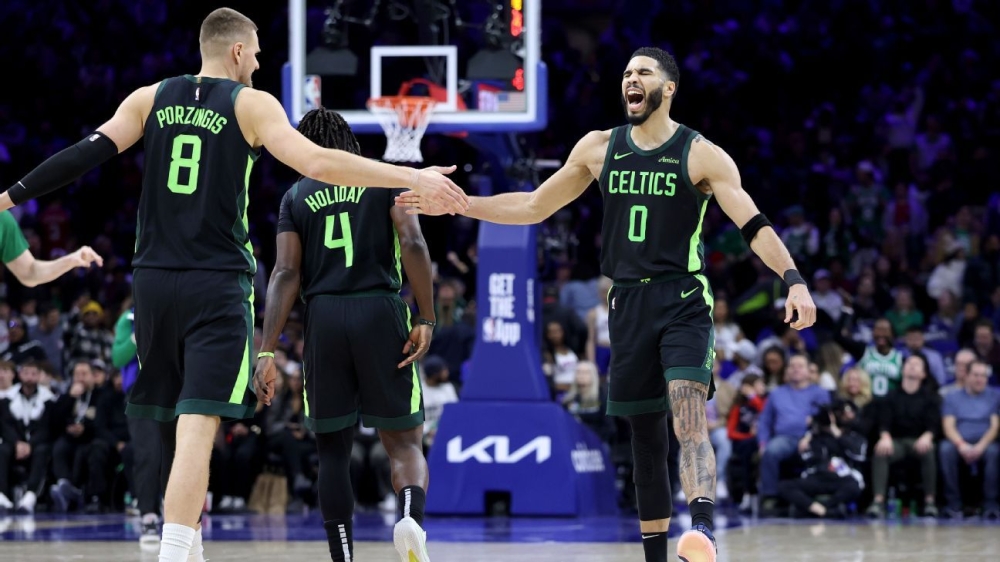 Celtics find 'competitive joy,' mount big rally to beat 76ers 1 | ASL