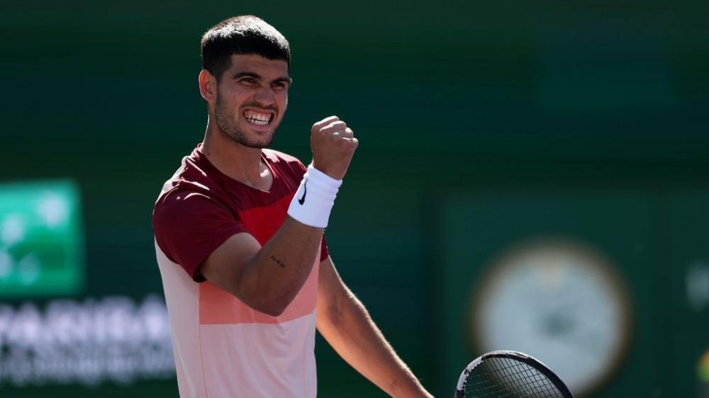 Carlos Alcaraz starts Indian Wells 3-peat bid with easy win 1 | ASL