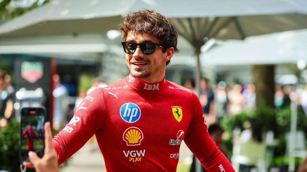 Charles Leclerc says leakage words of wisdom was an 'inside joke' 1 | ASL