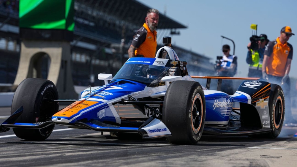 Kyle Larson crashes for second time in Indy 500 lead-up 1 | ASL