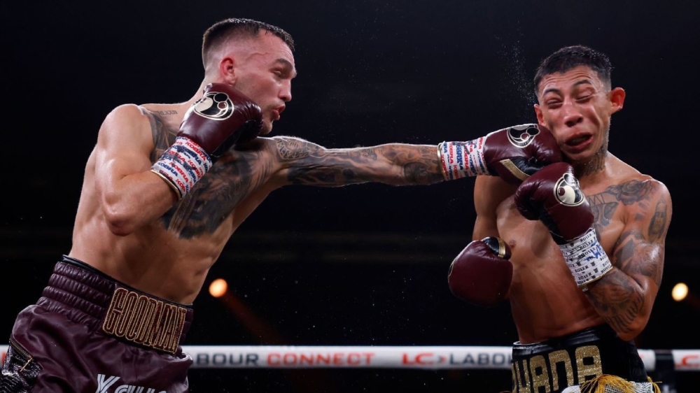 Boxing: Goodman eyes world title shot after beating Vaca 1 | ASL