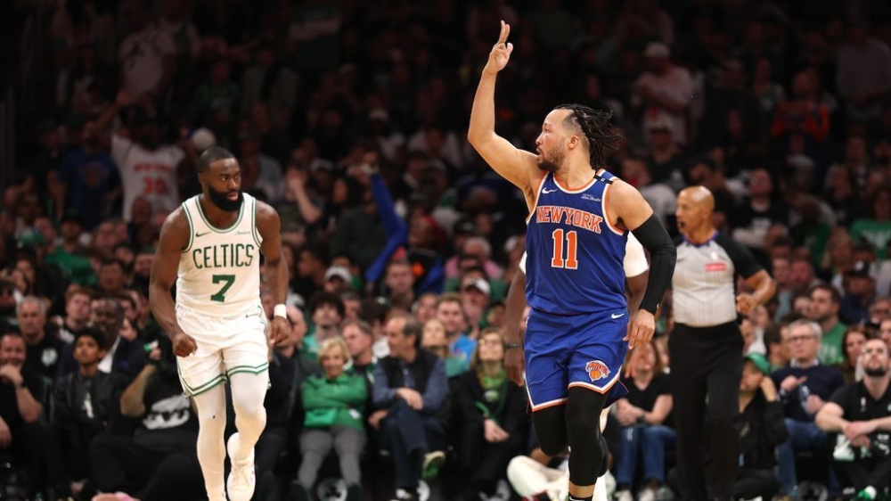 Celtics brick playoff-record 45 3s as Knicks rally for OT win 1 | ASL