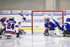 Team USA Skates to 13-0 Victory Over Slovakia in Sled Worlds Preliminary Round Action 11 | ASL