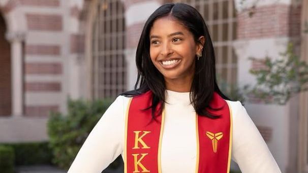 Natalia Bryant honors Kobe with logo on USC graduation sash 1 | ASL