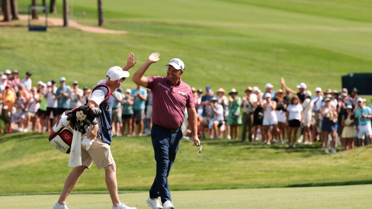 Harrington's birdie on 18 keeps him tied atop U.S. Senior Open 1 | ASL