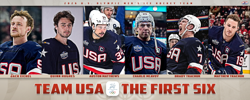 USA Hockey Names First Six To 2026 U.S. Olympic Men’s Ice Hockey Team 1 | ASL