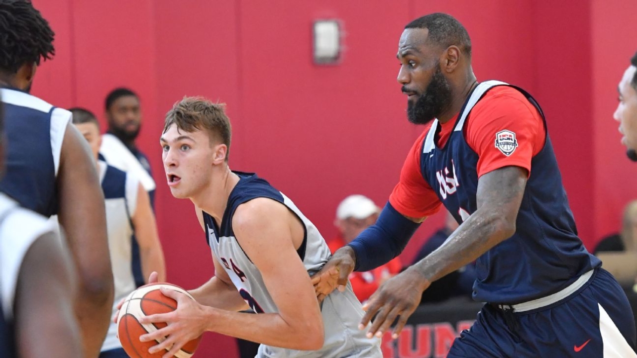 LeBron James -- Cooper Flagg being drafted by Mavericks amazing 1 | ASL