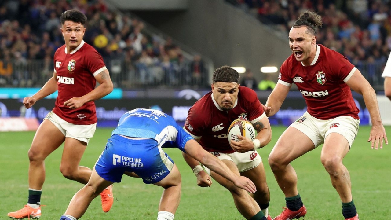 British and Irish Lions: Sione Tuipulotu finding feet after injury layoff 1 | ASL
