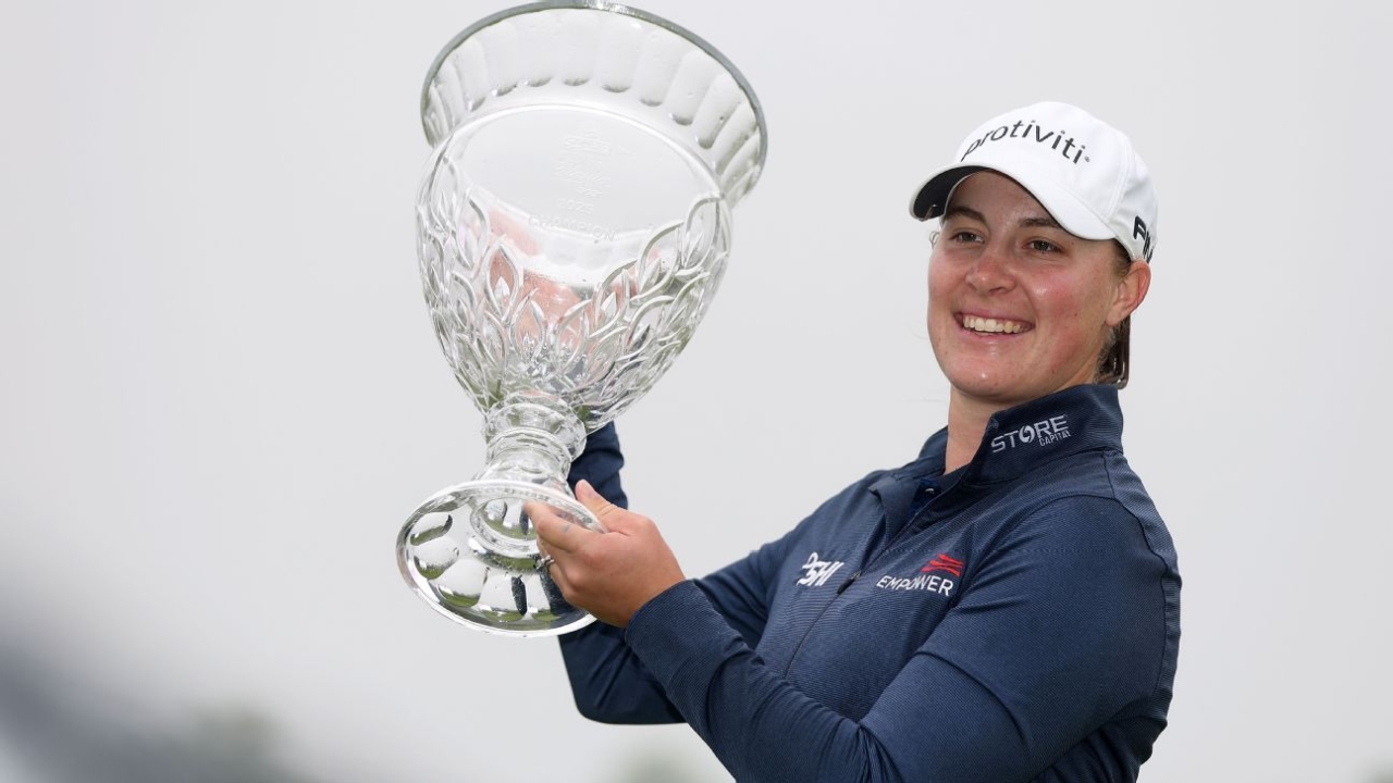 Jennifer Kupcho closes win at ShopRite LPGA Classic with birdie 1 | ASL