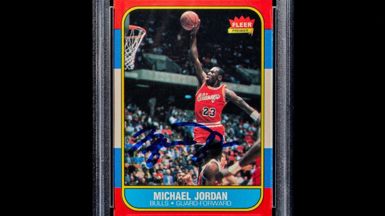 Autographed Michael Jordan rookie card sells for $2.5 million 1 | ASL