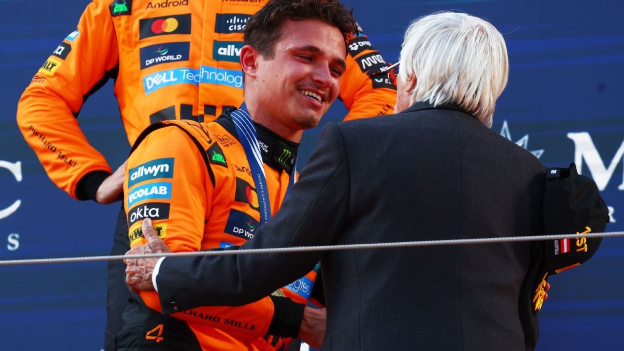 Austrian GP: Bernie Ecclestone, ex-F1 boss, makes podium debut at 94 1 | ASL