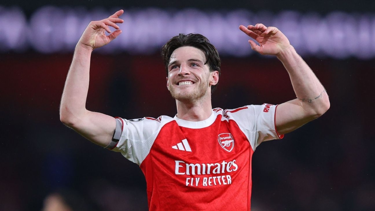 Arsenal's Mikel Arteta: More to come from 'special' Declan Rice 1