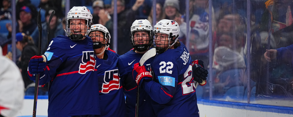 Knight Tallies Hat Trick as U.S. Defeats Canada, 6-1, at Rivalry Series, Presented by Discover 1