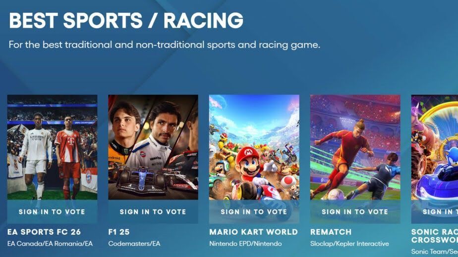 The Game Awards reveals 2025 nominees for best sports game 1