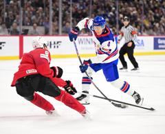 U.S. Downs Switzerland, 2-1, In World Juniors Prelims 30