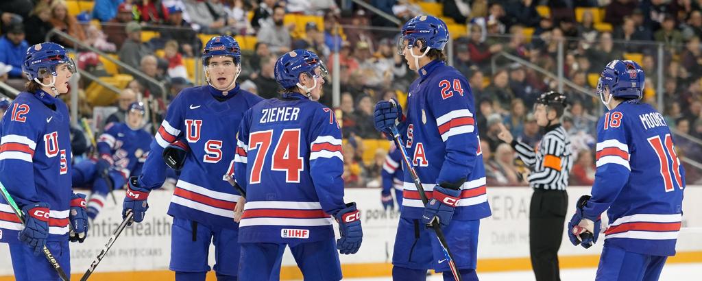 U.S. Battles Germany in World Juniors Opener Today at Grand Casino Arena 6