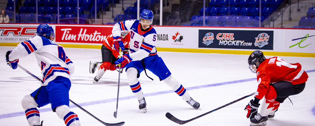 Team USA falls to Canada East, 4-1, to open World Junior A Challenge 1