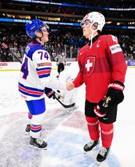 U.S. Downs Switzerland, 2-1, In World Juniors Prelims 26