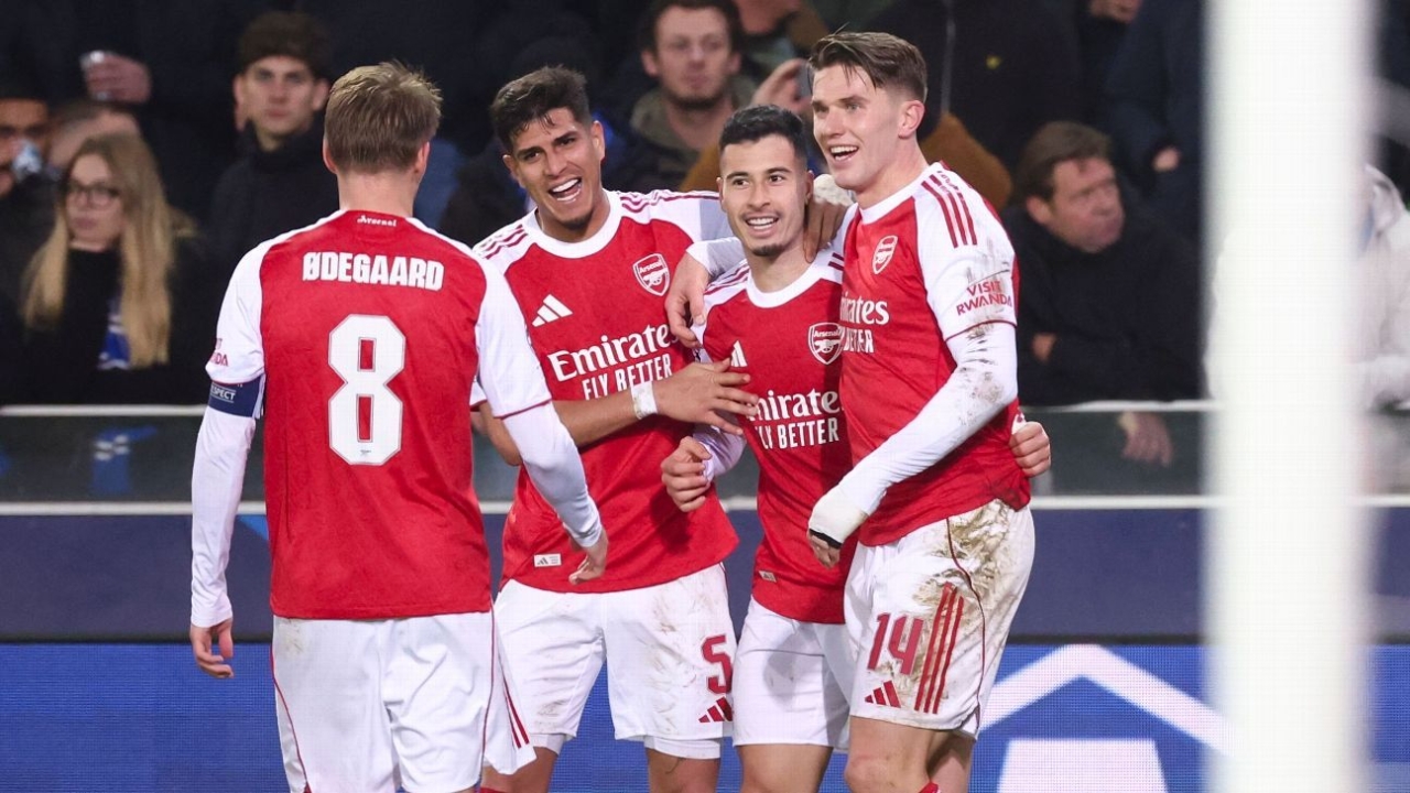 Arsenal No. 1, Man City rising: Champions League rerank after MD6 1
