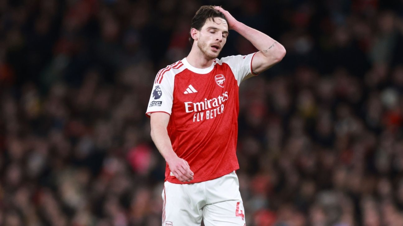 Arsenal's Declan Rice knee injury only short term - Mikel Arteta 1