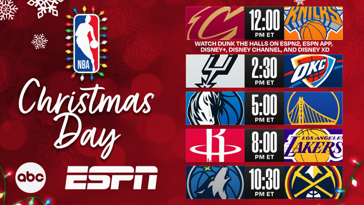 NBA Christmas games: 2025 ESPN schedule, history, stats 1