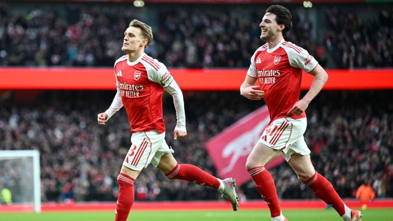 Declan Rice has put Arsenal back in charge of Premier League title race insists Martin Ødegaard 1