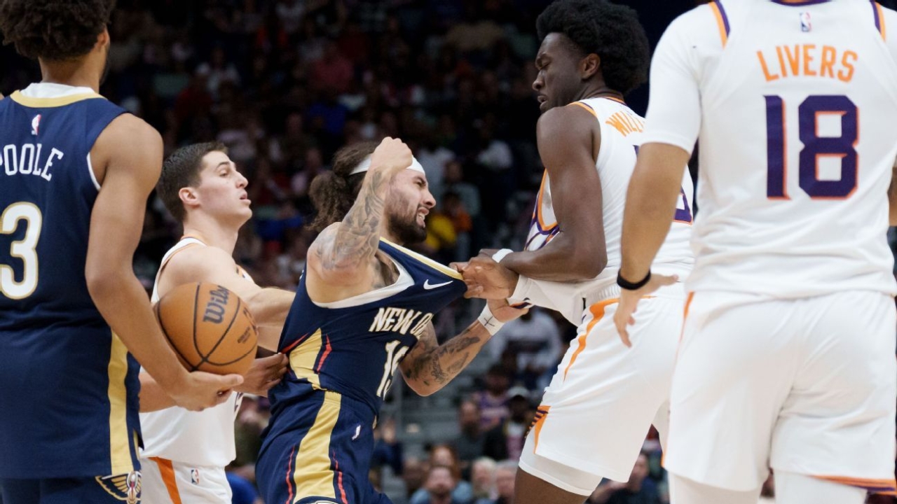 NBA suspends Pelicans' Jose Alvarado, Suns' Mark Williams for fight 1
