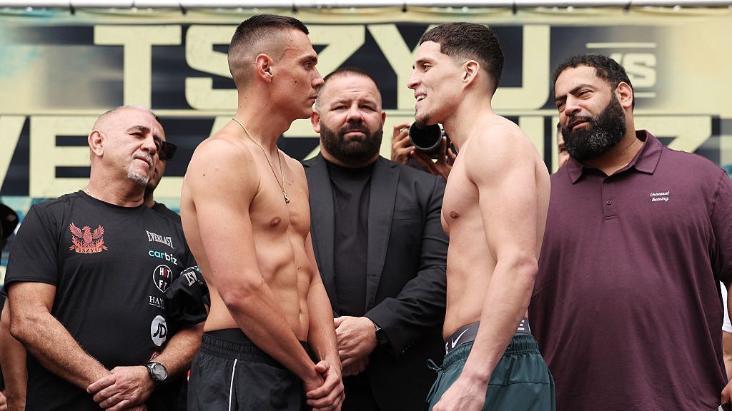 Follow live: Tim Tszyu arrives at deadline day, must defeat Anthony Velazquez 1