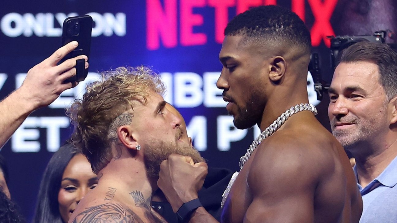 Jake Paul predicts KO in 'biblical' upset of Anthony Joshua 1