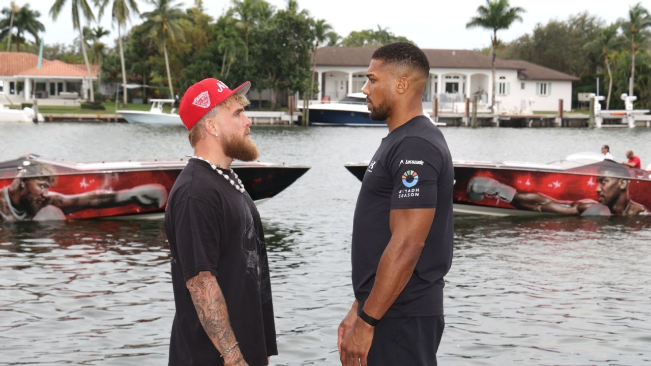 Jake Paul vs. Anthony Joshua news conference - as it happened 1