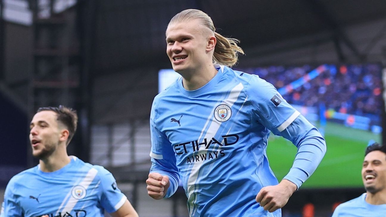 Man City's Erling Haaland breaks Alan Shearer record with 100th goal 1