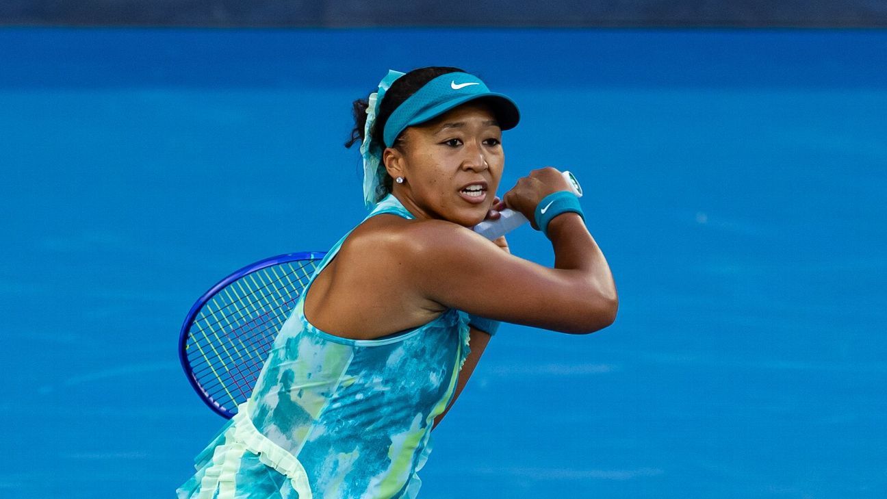 Naomi Osaka pulls out of the Australian Open because of an injury. 1