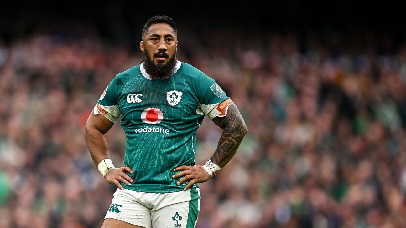 Six Nations: Bundee Aki of Ireland receives four-match suspension for mistreatment of officials 1