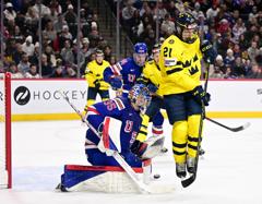 Sweden Bests USA, 6-3, In World Juniors Preliminary Round 23